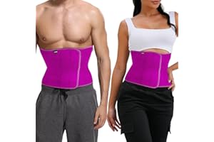 XN8 SPORTS Xn8 Adjustable Waist Trimmer Sweat Trainer Weight Loss Ab Wrap Sweat Workout Enhancer Back & Lumbar Support