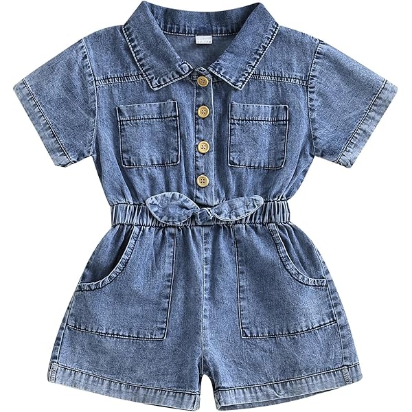 Ensemble 2PCS Vêtements D’Été Bébé Fille - Haut Manches Courtes Avec Nœud Mignon + Short - 9 Mois à 4 Ans