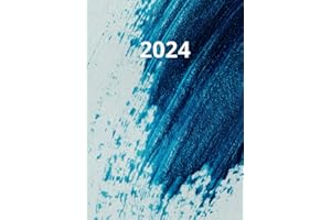 2024 Agenda Giornaliera 2024: Un Giorno per Pagina | Agenda 12 Mesi | Planner Settimanale | Planner Mensile | To Do List | Copertina Blue | Formato A5 (cm 15.11 x 20.90) | 448 Pagine