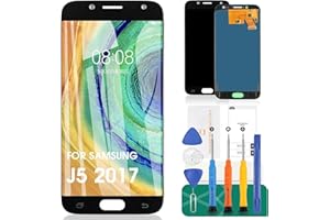SRJTEK Für Samsung Galaxy J5 2017 LCD-Bildschirm Ersatz J530 Bildschirm Ersatz J530F J530S J530K J530L J530FM J530Y J530YM Touch Digital Glass Built-In (kein AMOLED)