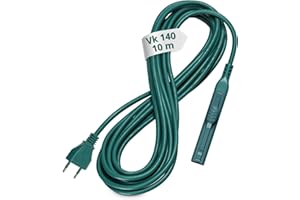 NAMAI - Cavo Folletto VK140 / VK150, Lunghezza 10 Metri, Compatibilità Assicurata, Resistente e Duraturo, Cavo Folletto VK150 (VK 140/150 Verde)