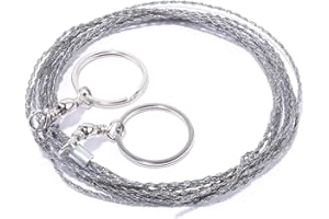 ATATMOUNT Handgezogene Outdoor-Seilsäge 304 Edelstahl-Drahtsäge Camping Lebensrettende Holzbearbeitung Superfeiner Handsäge-Draht 0,72 M / 2 M / 5 M / 10 M / 15 M.