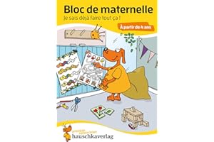 Bloc de maternelle à partir de 4 ans - Mon cahier d'ecole maternelle - coloriage enfant - cahier vacances 4 ans: Bloc de devinettes - Un passe-temps utile et ludique