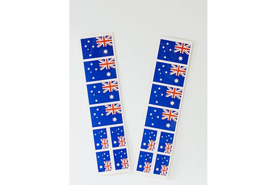 8 x Austrlian flag temporary tattoo cricket football rugby fans australia flag waterproof tattoo