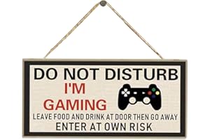 Amusingtao Keep out Gamer At Play Entra a Proprio Rischio novità Divertente Targa in Metallo, Segno di Gioco Regalo del Giocatore, Regalo di Natale di Compleanno per Xbox Fan Man Cave Son