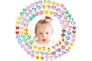 PYEUIFT 100 Pièces Accessoires de Cheveux, Bandeau Élastique, Elastiques Cheveux Filles Mignons, Accessoires de Cheveux pour Petits Enfants et Bébés, pour Tout-petits Nourrissons