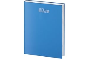 Sunrise Agenda 2025 | Formato A5 - Dimensioni 21x15 cm | Diario Agenda Appuntamenti Giornaliera 2025 (AZZURRO)