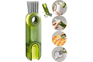 1pc 3 in 1 Bottle Cup Lid Brush Straw Cleaner Tools Multi-Functional Crevice Cleaning Brush Clean Brushes for Tiny Bottle Nur