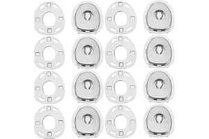 Be In Your Mind Lot de 12 plaques de prise compatibles avec Lift The Dot Snap Fastener Accessoires pour boucle de tente, bagages, sac à main, bateau, fermeture de couverture marine 22,5 x 20 mm