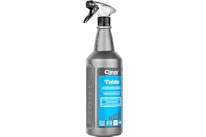 CLINEX NANOCHEM CLINEX 77-038 środek do czyszczenia frontów kuchennych, płyn 1 l – 1 litr, środek czyszczący do kuchni, spray do czyszczenia bez smug, do czyszczenia blatów roboczych i urządzeń kuchennych/na bazie