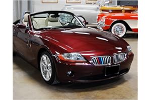 JKGROUP Clip -In Grill Inserts Grille Cover Stripes compatible with Z4 E85 2002-2008 9 Grilles Beams Bars M Power Sport Tech Performance Styling Tuning