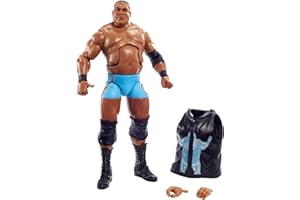 WWE Collezione Elite Survivor statuetta incernierata Keith Lee, viso realistico e mani intercambiabili, giocattolo per bambini, GYC24