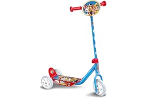Stamp Trottinette 3 Roues Paw Patrol, Plateforme Large, Surface antidérapante, Blue/Red