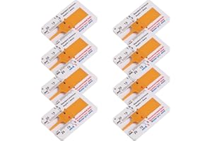 NIYATA 8 Stück Profiltiefenmesser für Reifen 0-20 mm, Reifenprofiltiefenmesser, Reifenprofilmesser, Profiltiefenmesser, Tragbar Reifen Profiltiefenmesser, Reifenprofiltiefenmesser Digital