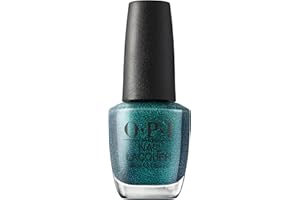 OPI Nail Lacquer - Yuletide Sweetings! - Vernis à ongles vert longue tenue, résistant aux éclats - Formule vegan avec pinceau OPI Pro-Wide (15 ml)