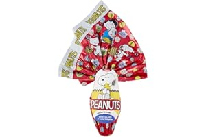 Walcor Uovo di Pasqua PEANUTS di cioccolato finissimo al latte con sorpresa all'interno da 240 grammi - Pasqua 2024 - CoCoCiok