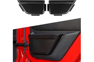 CKPEOR Tasca portaoggetti per Porta Posteriore Tasca Organizer per Jeep Wrangler JK 4 Porte 2011-2018, Sostituzione Rete Porta, Accessori Interni, Nero