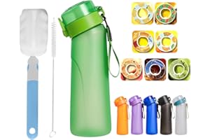 FIENZA 750ML Air-up Borraccia con 7 cialde aromatiche, 650ML Air Borraccia Up Senza BPA, Airup Starter Up Set borracce Bere Frutta Fragranza Bottiglia Acqua Dolce E%0 Tazza Acqua