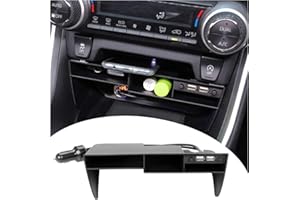 ‎RUIYA Ruiya kompatibel mit Toyota RAV4 XA50 2019-2024 2025, Mittelkonsole Aufbewahrungsbox, Mittelkonsole Organizer Tray RAV4 Zubehör Auto Multifunktionsbox mit USB-Ladegerät(linkes Ruder)