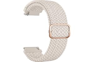 Vancle 20 mm paski do zegarka dla kobiet i mężczyzn, regulowany, tkany, nylonowy, 20 mm, oddychający pasek zastępczy, szybkie zapięcie, pasek do zegarka, dla kobiet i mężczyzn