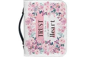 Dajingkj Bibelhülle Mit Reißverschluss Groß Leder Personalisiert Bibeltasche Damen Tasche Bibel Buch Kirche Henkeltaschen