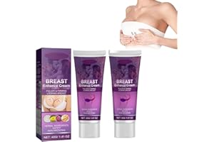 Tkekruh 2PC Crema Busto 40g, Crema Reafirmante De Levantamiento De Senos, Busto Cuello Escote Agrandar Pecho Aumento de Pecho, Reafirmante de Aumento de Senos, Previene el Pecho Caido, Enhance Cream