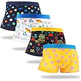 WeciBor Herren Bunte Boxershorts Unterwäsche Baumwolle Funny Hipster Sportliche Männer Unterhosen Retroshorts Multipack