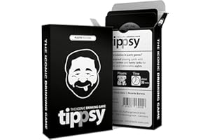 DENKRIESEN tippsy - THE ICONIC DRINKING GAME - Waterproof Party Game - Ring of Fire - Kings Cup - A Fun Game for Students - Predrinking Card Game