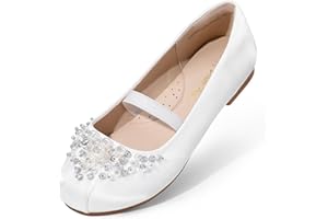 DREAM PAIRS Girl's Toddler/Little Kid/Big Kid Aurora-03 Mary Jane Ballerina Flat Shoes