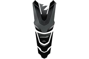 Resin Bike Adesivi Moto Compatibile con Yamaha Tracer 7 2021 Argento Effetto Metallizzato. Protezione Paraserbatoio da Urti e Graffi. Adesivo 3D Resinato per Serbatoio Moto