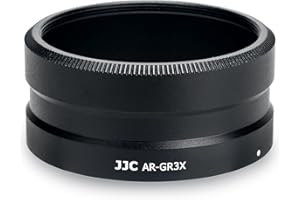 JJC Adaptateur d'objectif GA-2 pour objectif de conversion Ricoh GT-2 sur appareil photo RICOH GR IIIx - Remplace RIC. GA-2 - Filtre compatible 49 mm