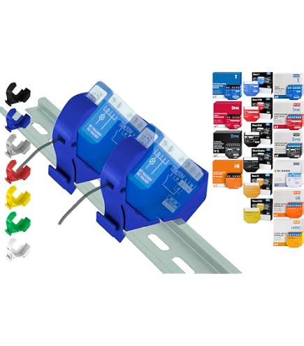Support Adaptateur DIN 35 Mm Pour Shelly Plus 1/1PM/2PM/i4 - Montage Rail Omega Ou Mur, PETG Résistant Chaleur