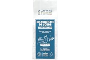 Bicarbonate de Soude Extra Fin - Sachet Kraft 1kg - Qualité Alimentaire Supérieure - Usage Dentaire, Cosmétique, Déodorant, Maison - Poudre Polyvalente Ultra Pure- La Compagnie du Bicarbonate