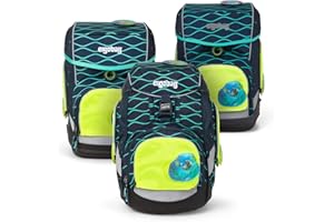 ergobag Fluo Zip Set Sichtbarkeits-Set pack cubo und cubo light gekauft nach Juli 2019 Set 3-teilig