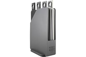 Moritz & Moritz Schneidebrett-Set – 20,5 x 14,5 cm – 4 Stück – rutschfeste Oberflächen, die es Ihnen ermöglichen, Ihre Lebensmittel sicher zu schneiden – Küchenbrett mit Griffen