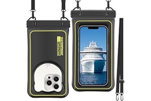 RAZOBWS [Floatable] IP68 Waterproof Phone Pouch Floating, 2024 Travel Cruise Ship Essentials Must Haves Dry Bag for Vacation Beach Kayak Boat Accessories bag for iPhone 15 14 13 12 11 Plus Pro Max Galaxy