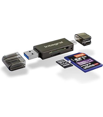 Integral Adaptateur Carte mémoire Micro SDUSB3.0 - Jusqu'à 180MB/s de Vitesse de Lecture et