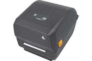 ZEBRA TECHNOLOGIES Zebra Stampante ZD220t con bordo a strappo – 203 DPI – Trasferimento termico – Larghezza di stampa massima 104 mm e interfacce USB (ZD22042-T0EG00EZ)