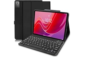 COEZFE Tastiera Custodia per Lenovo Tab M11 11 Pollic 2024, Custodia Protettiva con Italiano ‎QWERTY Rimovibile Bluetooth Tastiera per Lenovo Tab M11 (TB330FU/TB330XU) 11 Pollici, Nero