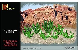 PEGASUS SPIELE Pegasus pg6507 – Grande Cactus Plastique modèle Kit, 13–50 mm