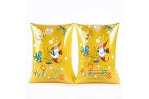 TOYHOOD Schwimmflügel für Kinder, 2 Stück, aufblasbare Schwimmflügel, Schwimmärmel, aufblasbare Schwimmflügel zum Aufrollen, Schwimmarmbänder, Schwimmflügel