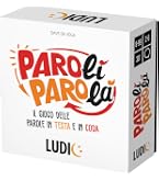 Ludic Parolì Parolà Il gioco di parole in testa e… in coda! IT59865 Gioco Di Società Per La Famiglia Per 2-6 Giocatori Made In Italy