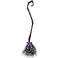 JOYIN 55'' / 138cm Witch Broom with Ribbons for Kids Adult Halloween Women's Witches Broomstick, Costume Parties, Photo Booth Accessory, Halloween Decorations