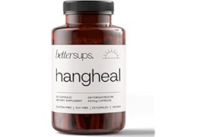 Bettersups Recovery Formula Dietary Supplement | Dihydromyricetin (DHM) 60 Capsules of 650mg | Pure & Quality Ingredients | Vegan & Suitable with Keto/Paleo Diets | No Soy or Gluten