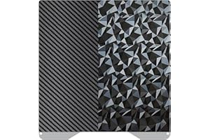 JUUPINE Per Creality Hi/Creality hi Combo Print Bed, 265 x 265 mm textured PEO-PET Pla Plate, Magnetic Flexible Detachable Spring Steel 3D Printer Hot Bed Platform