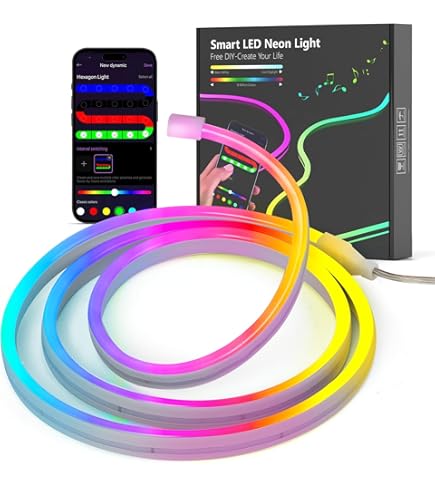 Striscia LED Neon Flex 5 Metri 600 LED - Luce Fredda 6500K, IP65 Impermeabile, Decorativa Per Insegne - Foto 9