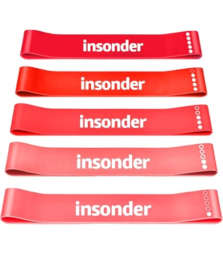 Set 5 Fasce Elastiche Fitness - Resistance Bands Per Yoga, Palestra E Allenamento Casa