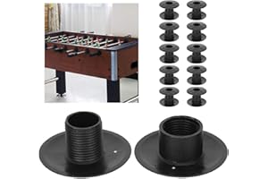 SHANRYA Bagues de Baby-Foot de Table, 10 Paires de Tiges de Roulement de Football de Table de Footbalfor Table Soccer Fussball Table Accessories, Remplacement pour Livre Ancien Extérieurs