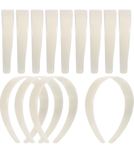 Set 5 Cerchietti Per Capelli Con Denti In Plastica - Larghezza 2 Cm, Fasce Antiscivolo Per Donna E Ragazza, Colore Nero