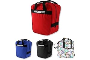 ‎EMAX BOWLING SERVICE GMBH MAXIMIZE YOUR GAME 1 Ball Bowling Tasche – Pro Bowl Basic Single Tote – Bowlingbag für Ball Schuhe – Tragbar Schmal – Gepolsterter Ballteller – Leichte Bowlingtasche mit Tragegriffe – Tasche für Herren Frauen Kinder